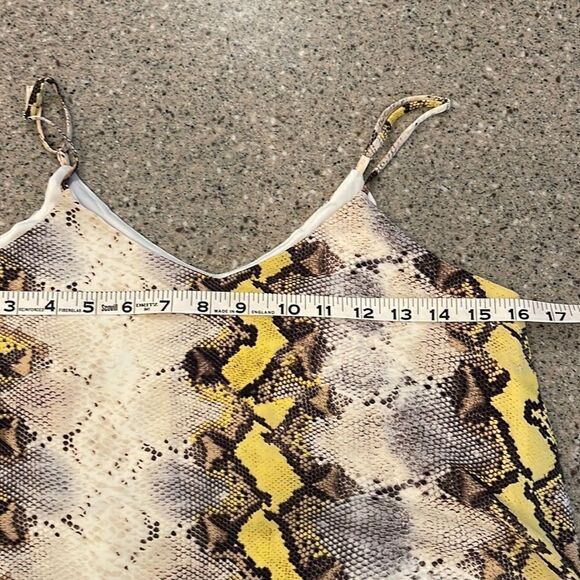 LE LIS Snakeskin Print Spaghetti Strap Dress - Picture 10 of 11